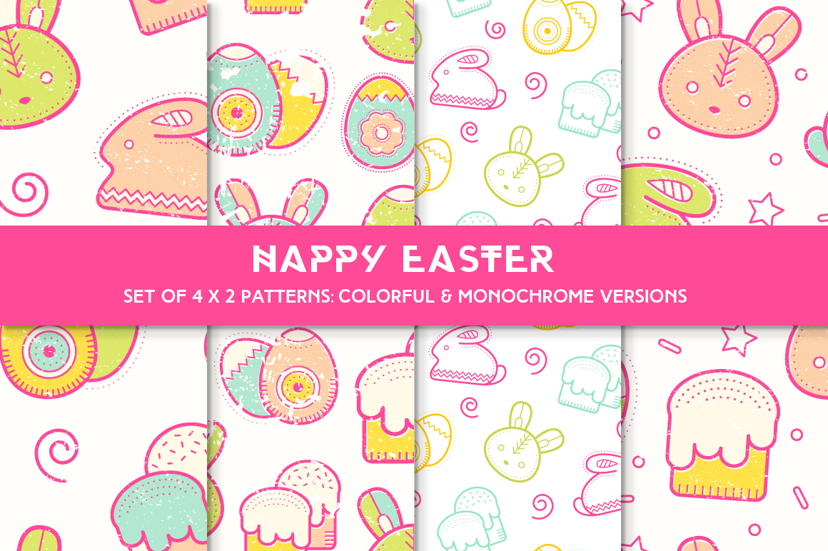layout gift tag Easter Fun gift tag vector card template bright line icon icon set