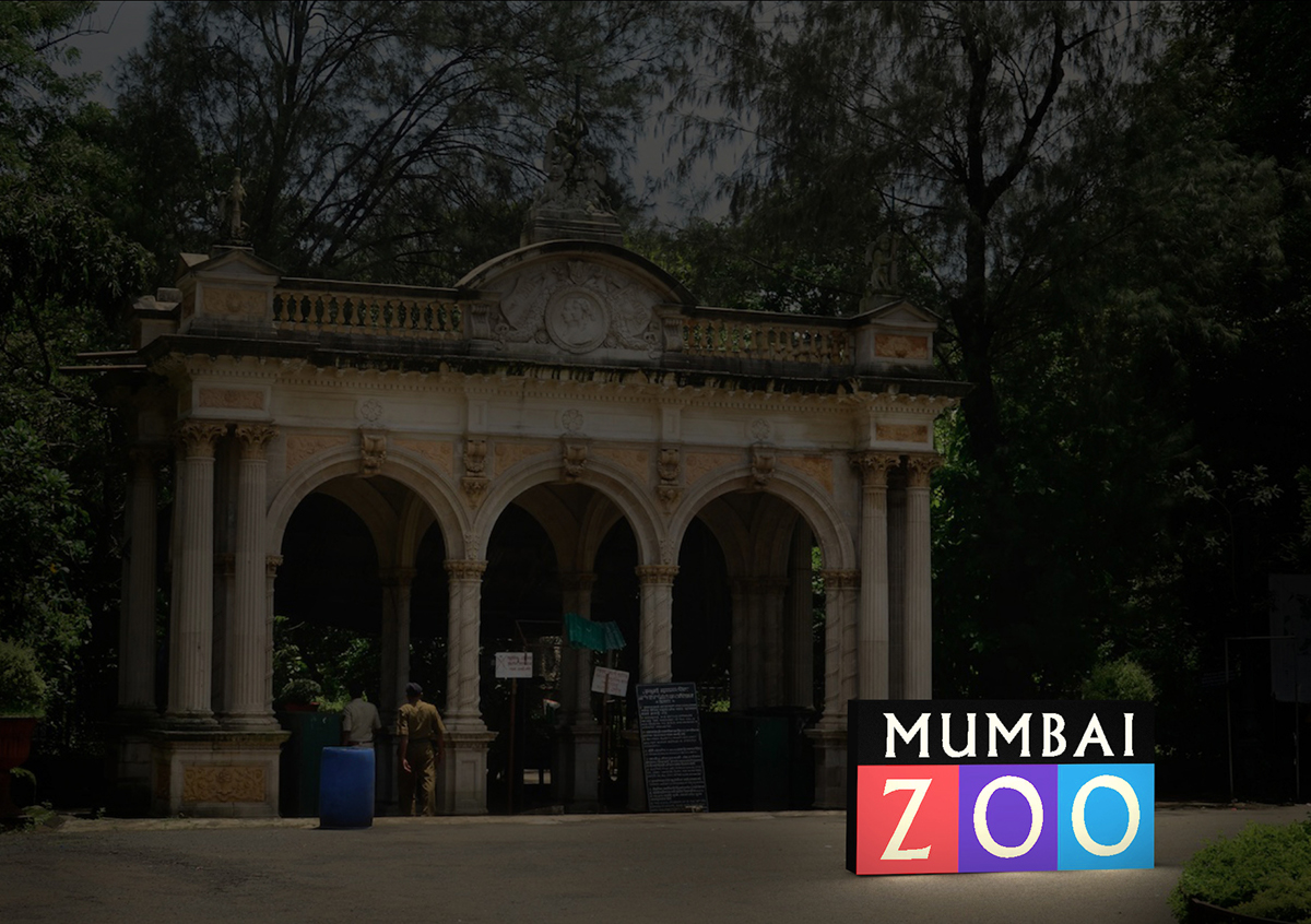 Signage zoo MUMBAI India strategy animal Icon map ticket redesign wayfinding children british heritage national