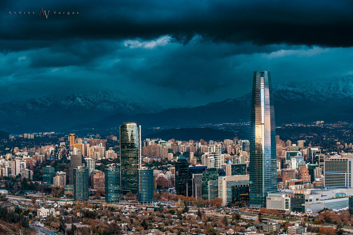 Landscape paisaje panoramica panoramic Santiago chile