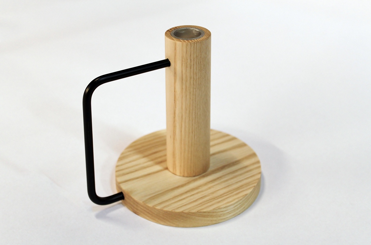 candle candleholder lighting wood metal ash accessories