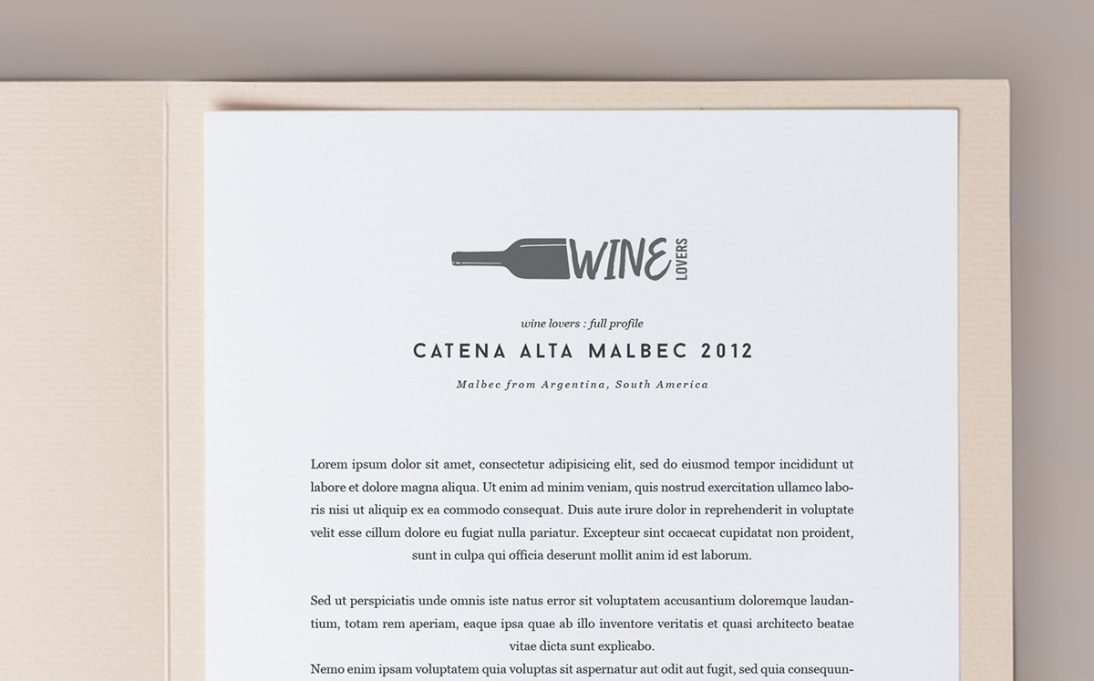 wine Food  International logo businesscard wine-import