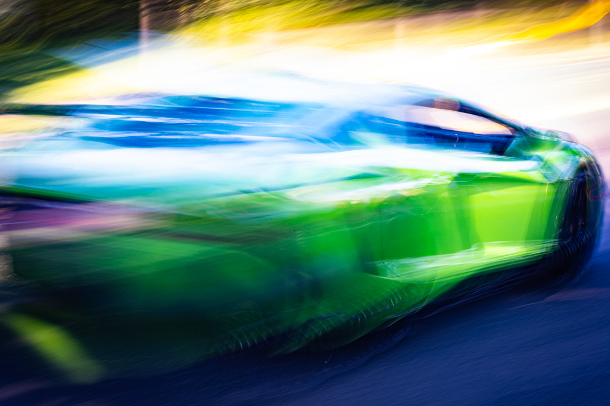 Cars Exotic Cars ICM abstract photography experimental photography