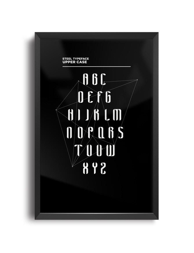 type custom typography presentation posters Poster Design