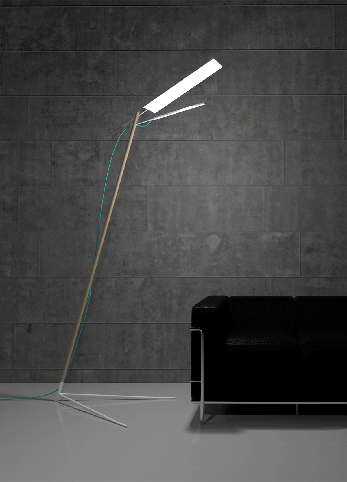 light  lamp  LED fin reflect Lighting Design 