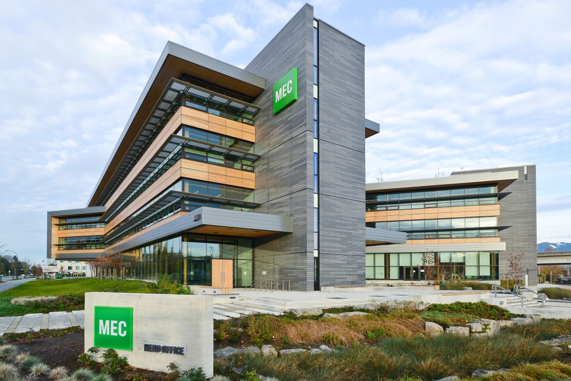 MEC Office Building headquarter vancouver concrete facade panel Urban Architecture