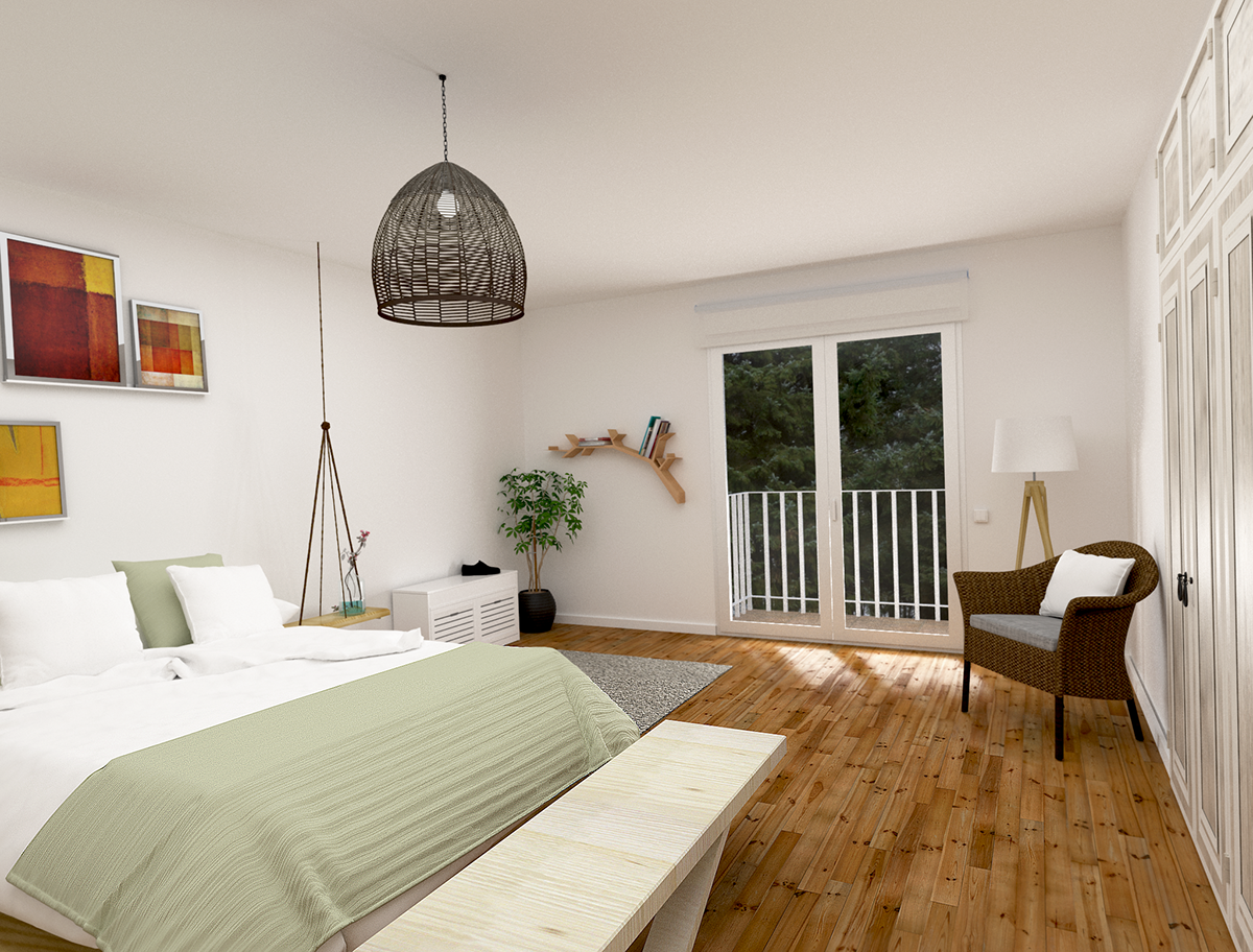 modern light Lamp vray furniture Dormitorio bedroom archiviz arquitecture interiorism