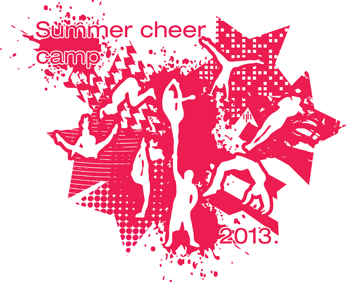 cheer Cheerleading summer camp Croatia Cheerleaders t-shirt diplomas logo Event happening