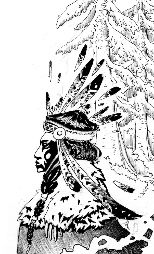 Amérindiens dessins