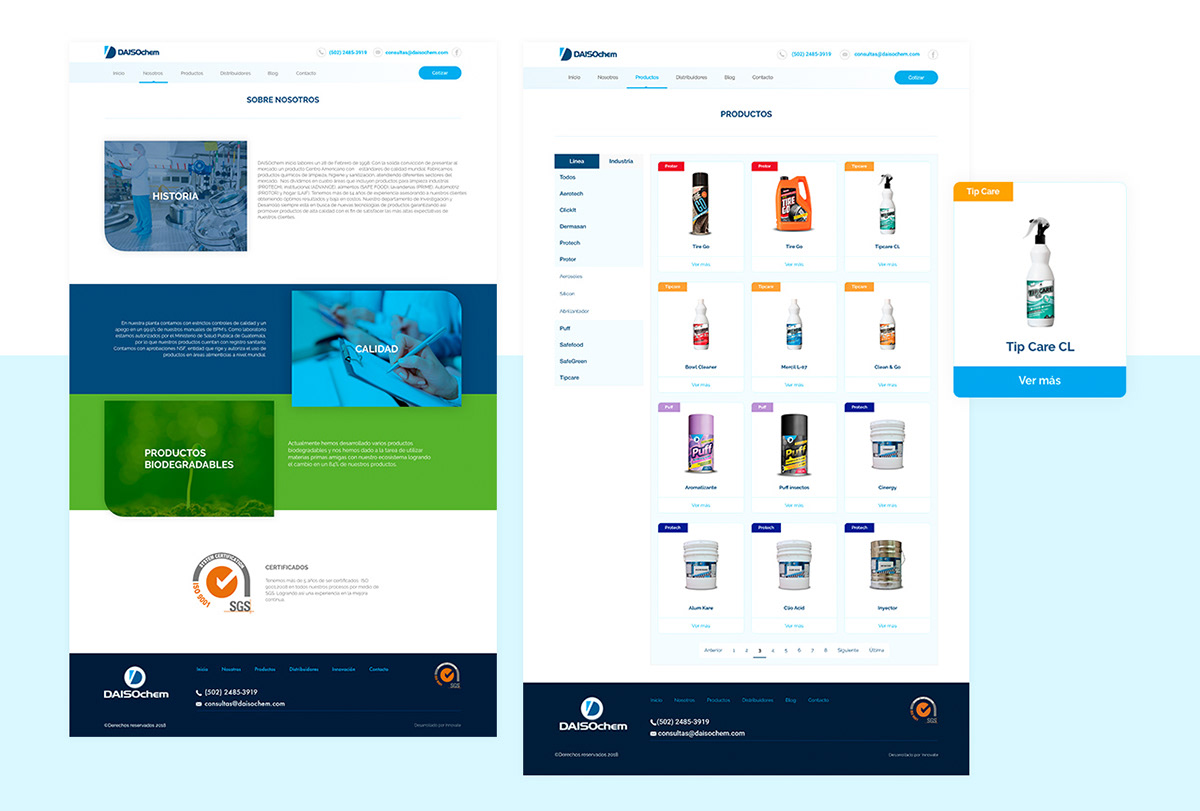Website UI ux development brand Guatemala product thinking Webdesign