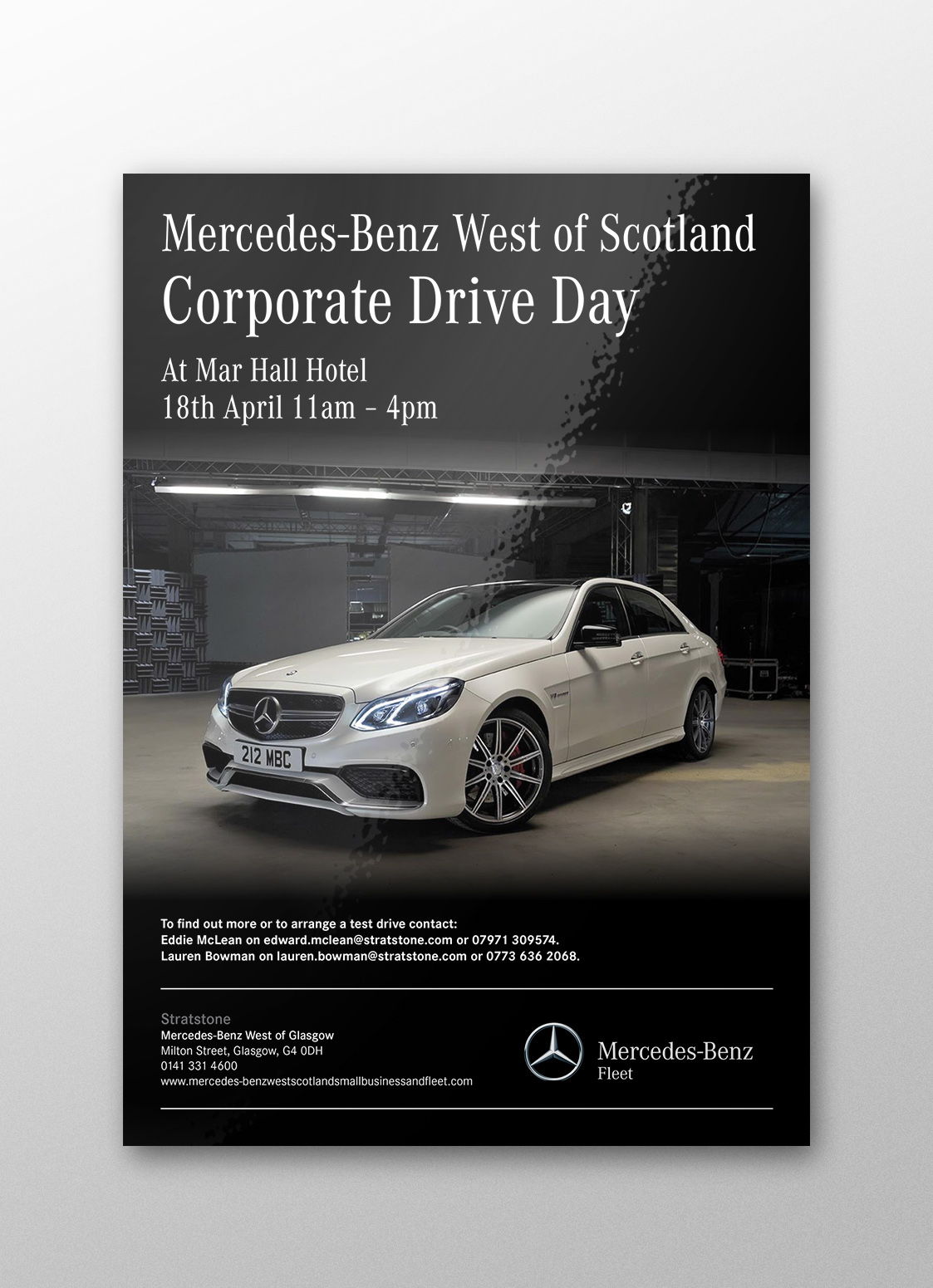 mercedes mercedes-benz stratstone car Cars dealership marketing  