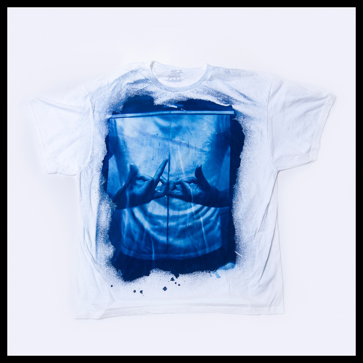 cyanotype t-shirts alternative process portrait