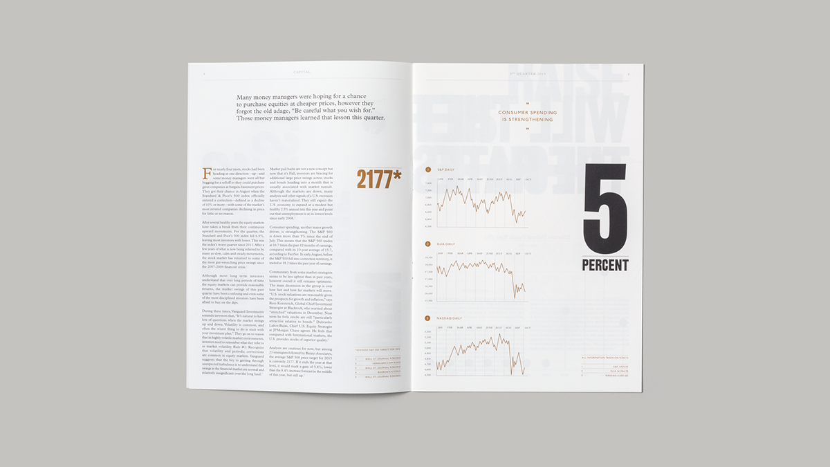 clean type Layout magazine grid newspaper bold foil bronze print Data infographics