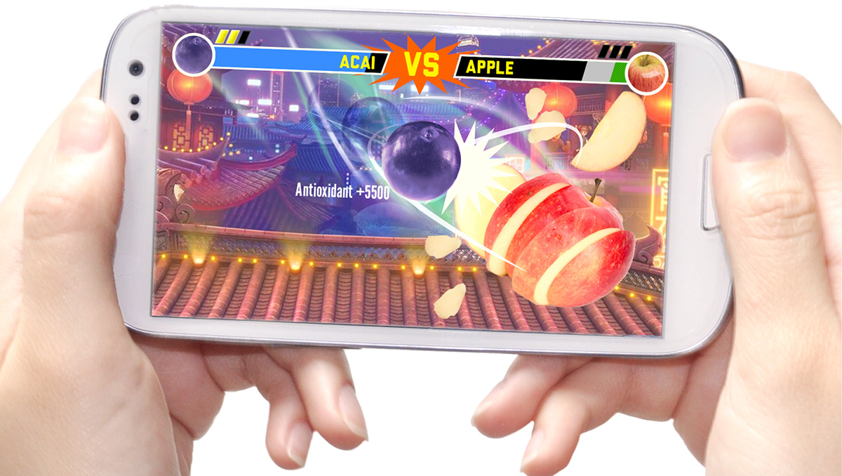 Superfood Acai smartphone game