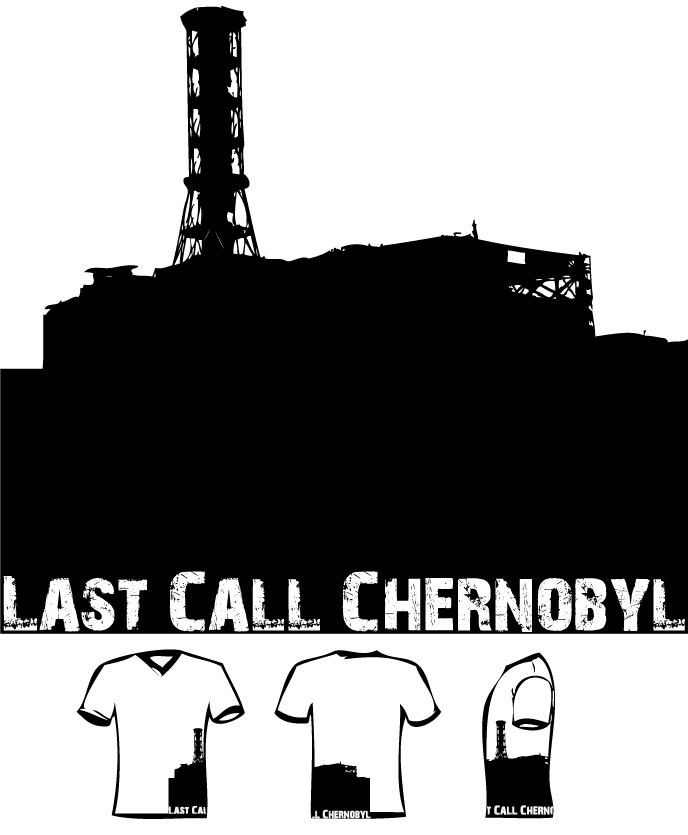 t-shirt band chernobyl vector