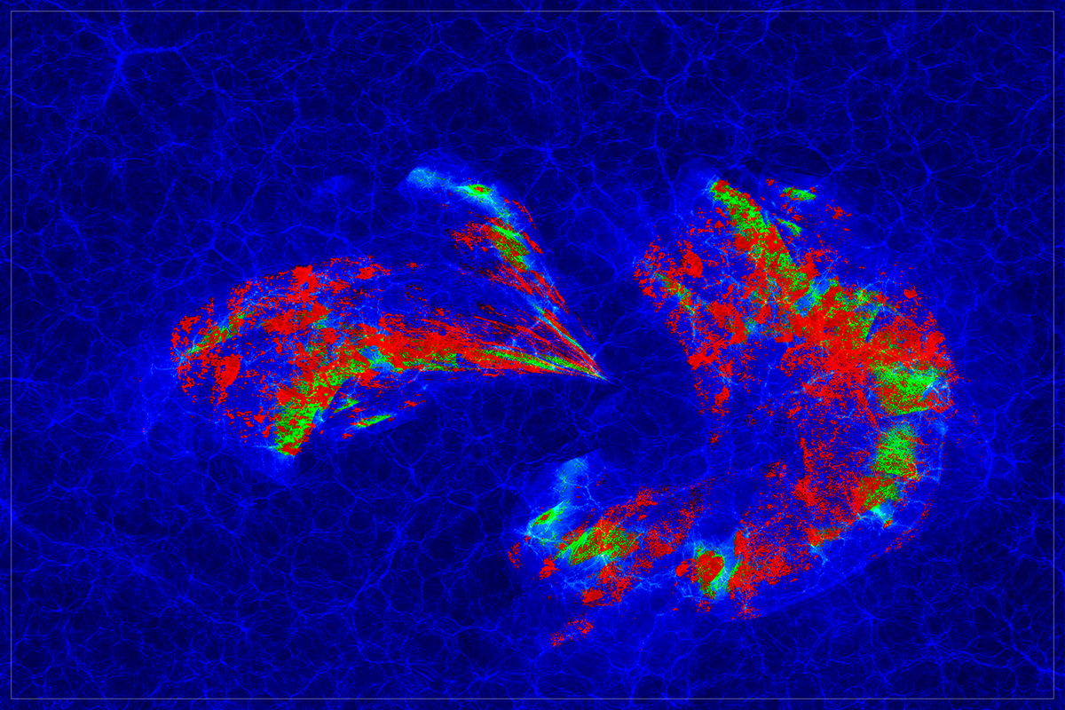 abstract photography dark matter dark energy Bolshoi Simulation