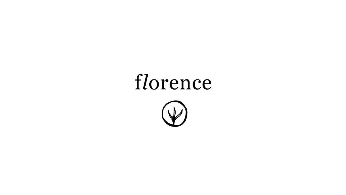 branding  eco Flora Florence Flowers identity lingerie logo natural organic underwear