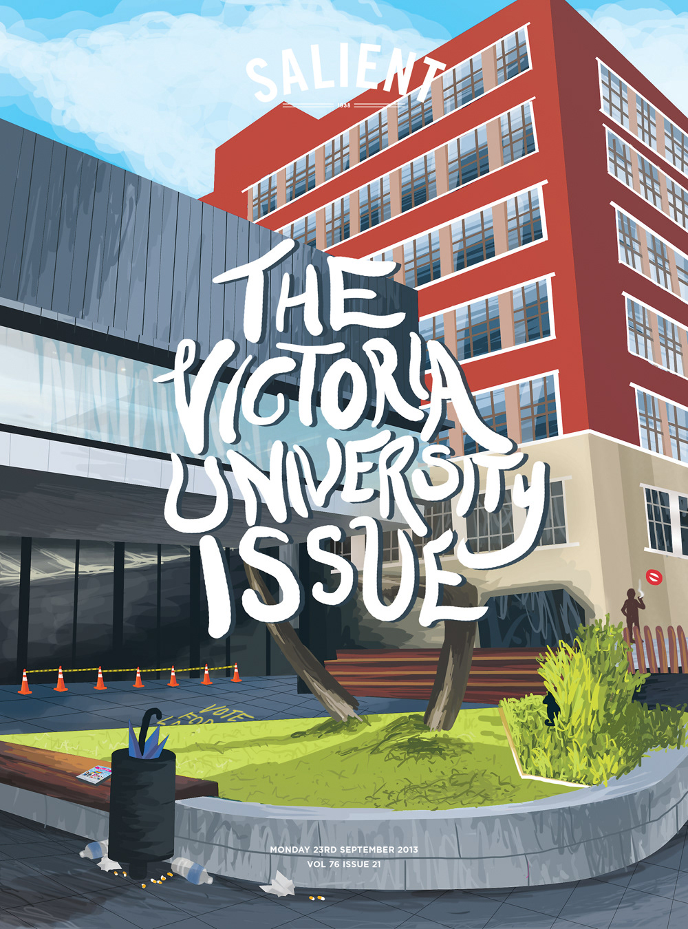 Magazine Cover magazine cover student magazine wellington Salient  Victoria University