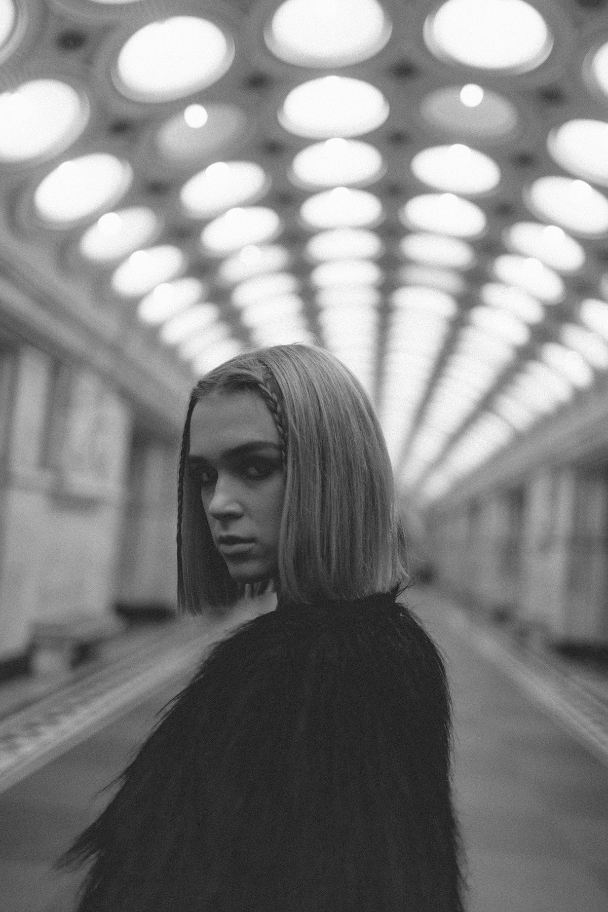 hair light model Moscow portrait PortraitPhotography underground