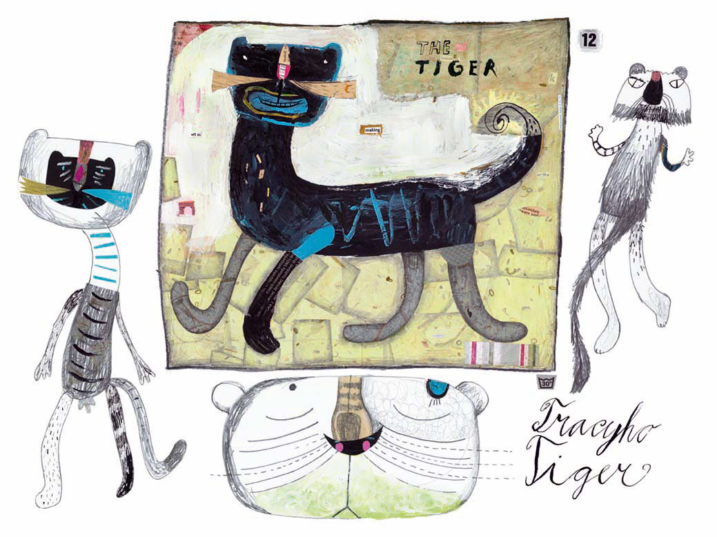 Tracy´s tiger book illustrations