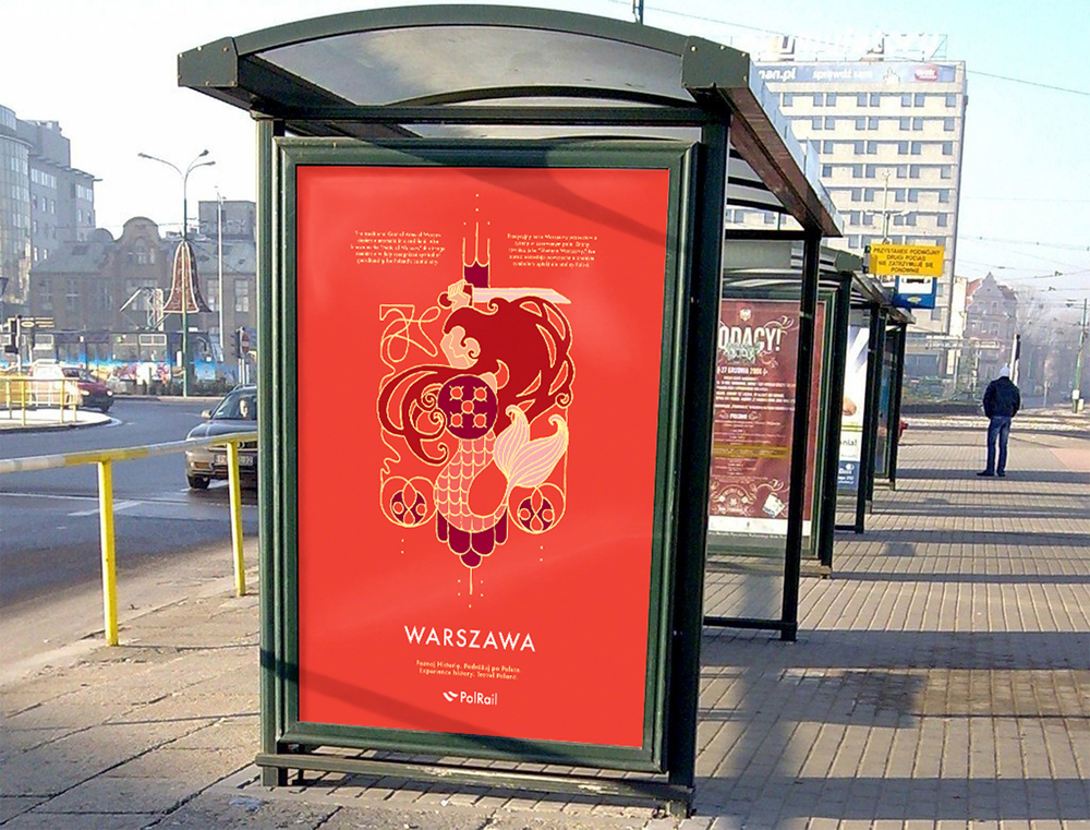 poland polska Poster Design information architecture  polrail campaign graphic design  ILLUSTRATION  typography   Advertising 