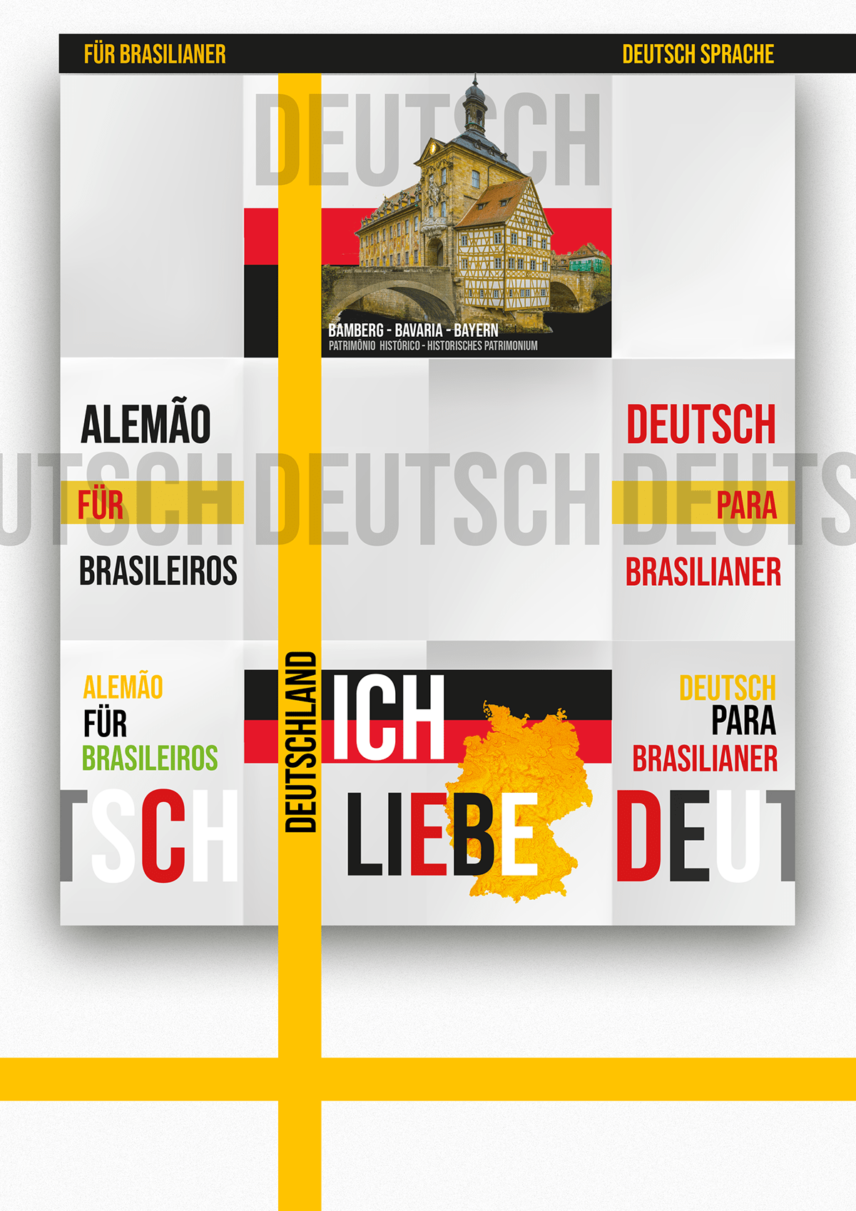 Brasil design gráfico deutsch diagramação diagramation editorial linguistic design edition poster