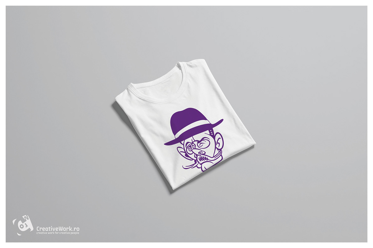 t-shirt Ploiest caragiale design mock-up creativework