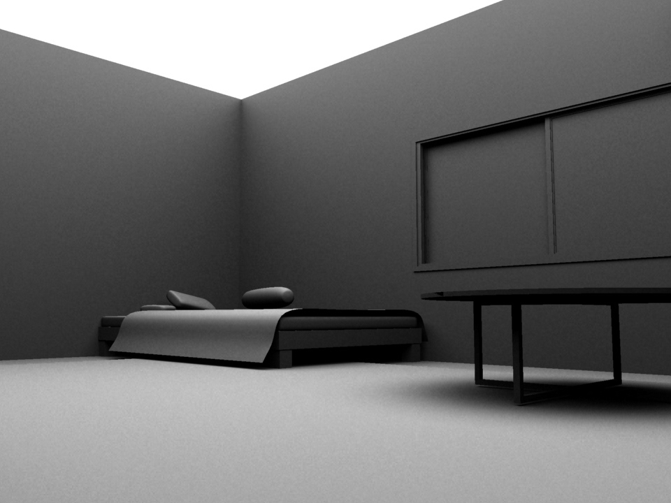 3D room modeling ambient occlusion