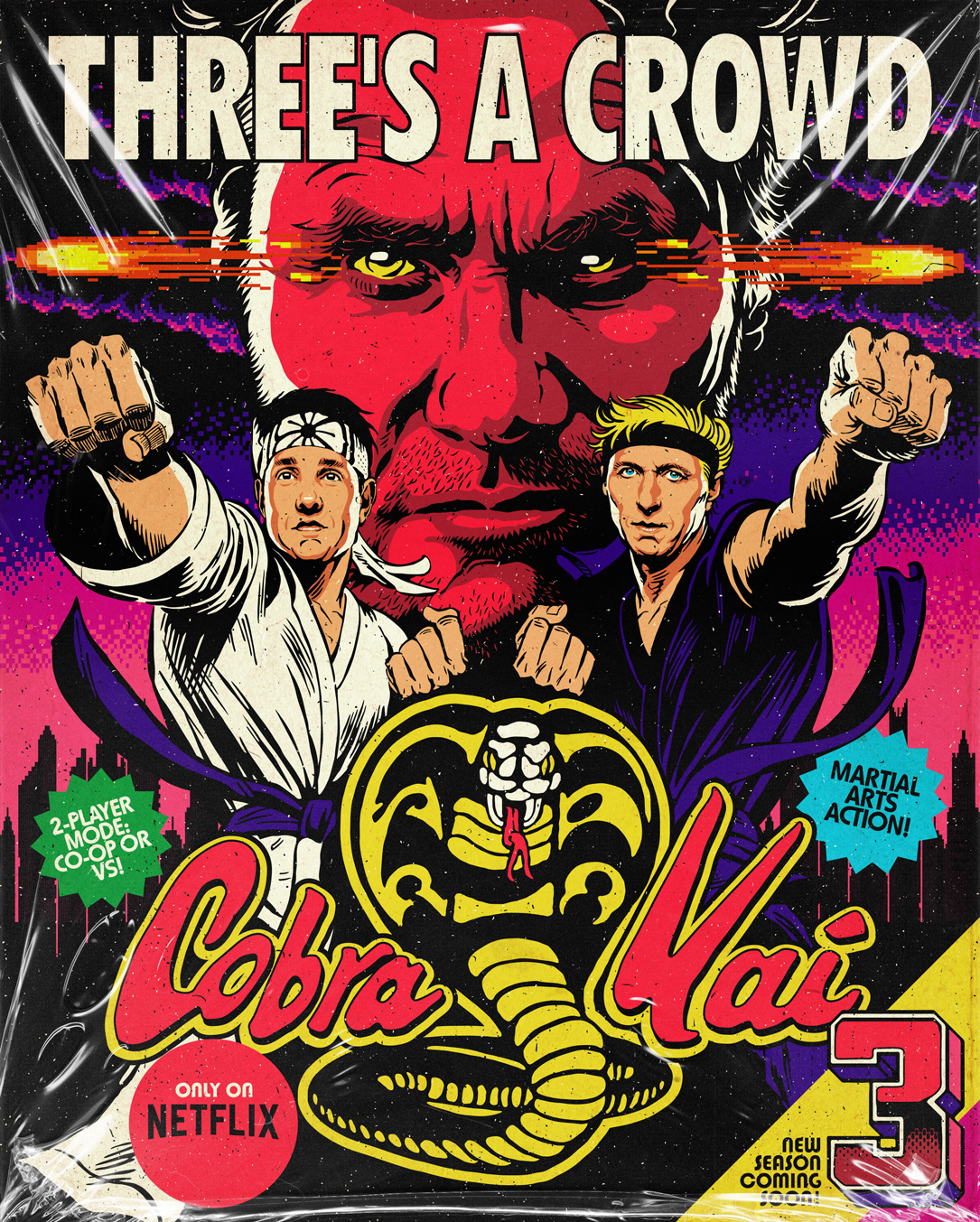 Cobra Kai comics DANIEL LARUSSO Double Dragon Games Johnny Lawrence karate kid vintage