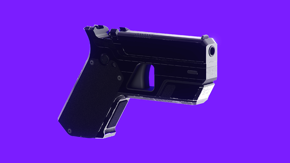 blender3d concept Concept weapon hard surface pistol sci-fi science fiction Scifi weapon design yakuza
