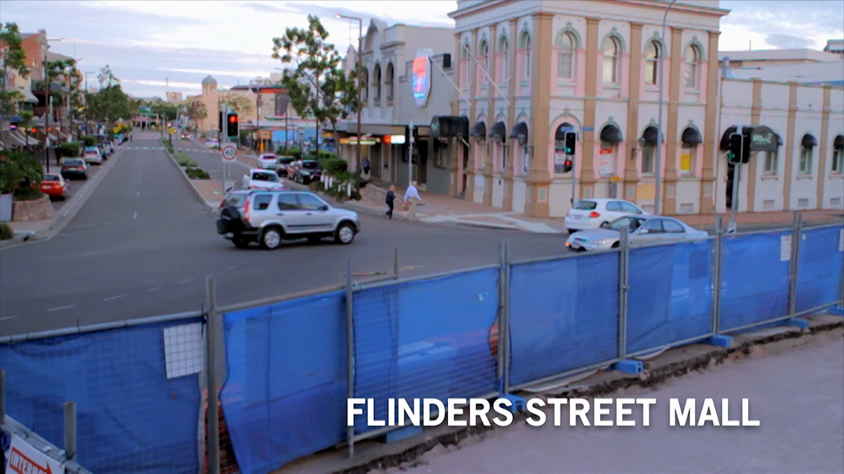 townsville Queensland flinders mall reconstruction