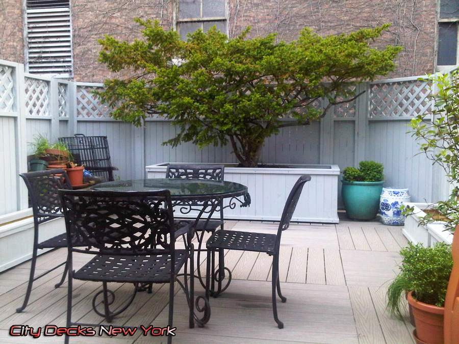composite deck Roof Top Deck & Garden