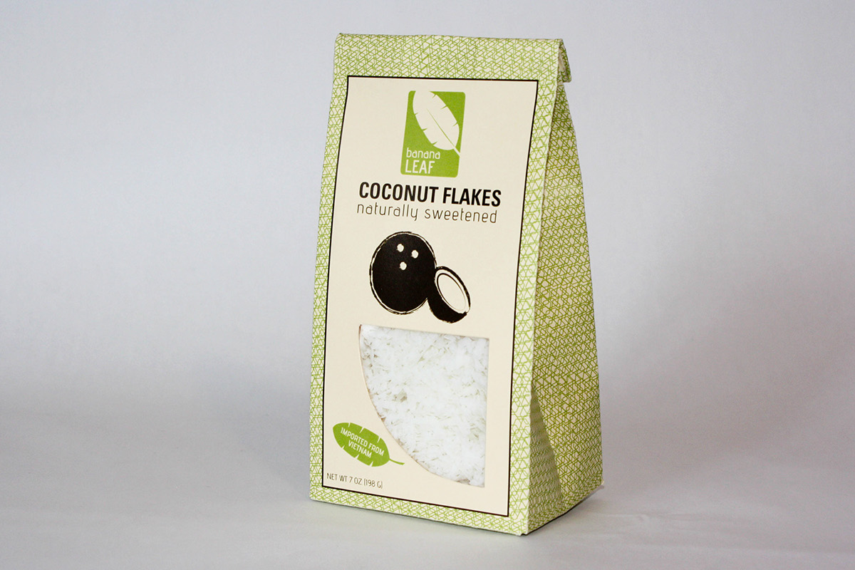 Food Packaging banana leaf xoi food color sugar Rice Coconut