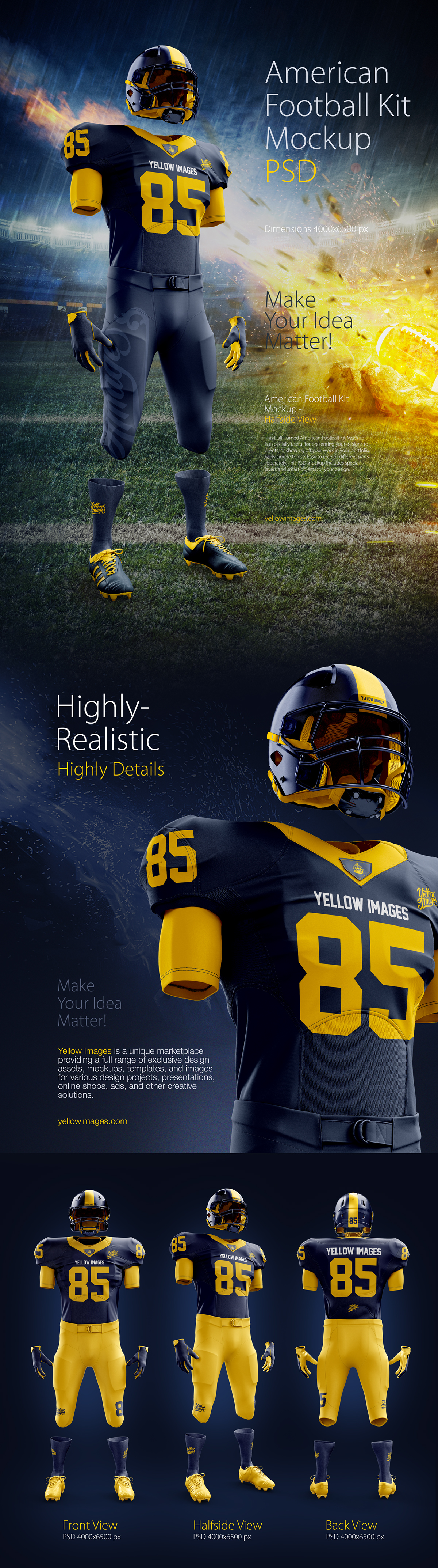 american football apparel boots clothes Clothing exclusive mockup football kit Football Player 3D