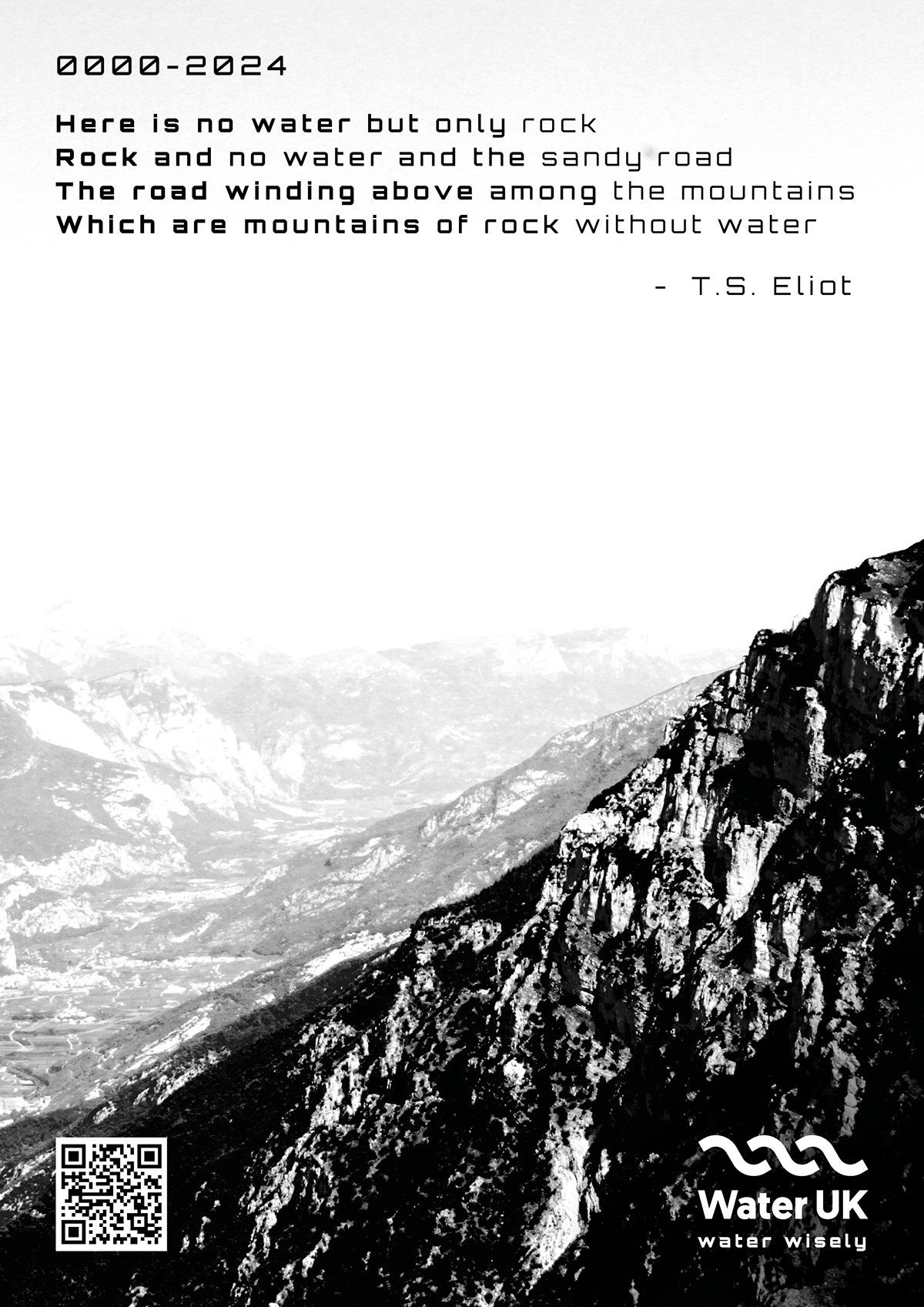 google google fonts water climate change enviroment grave Poetry  T.S. Eliot ts eliot water use