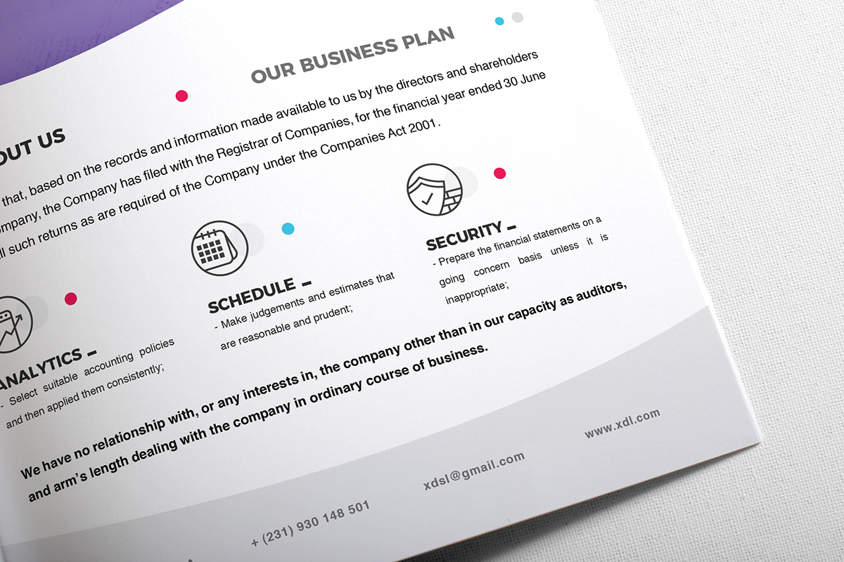 flyers brochure corporate business design graphic editorial