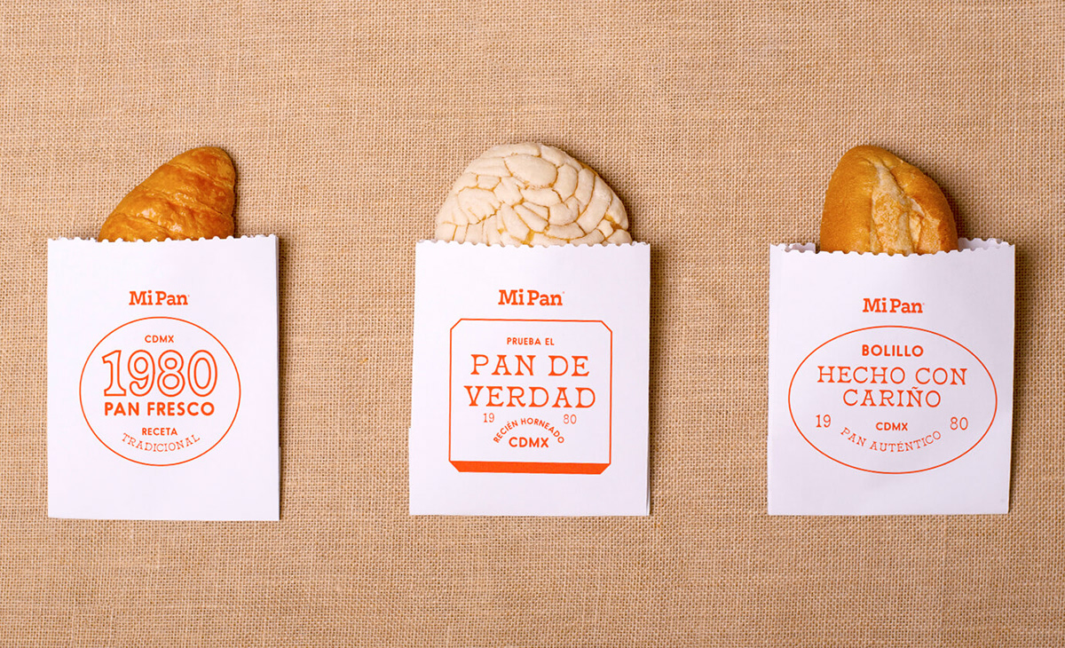 firmalt mexico Packaging bakery Food  branding  heart bread badge