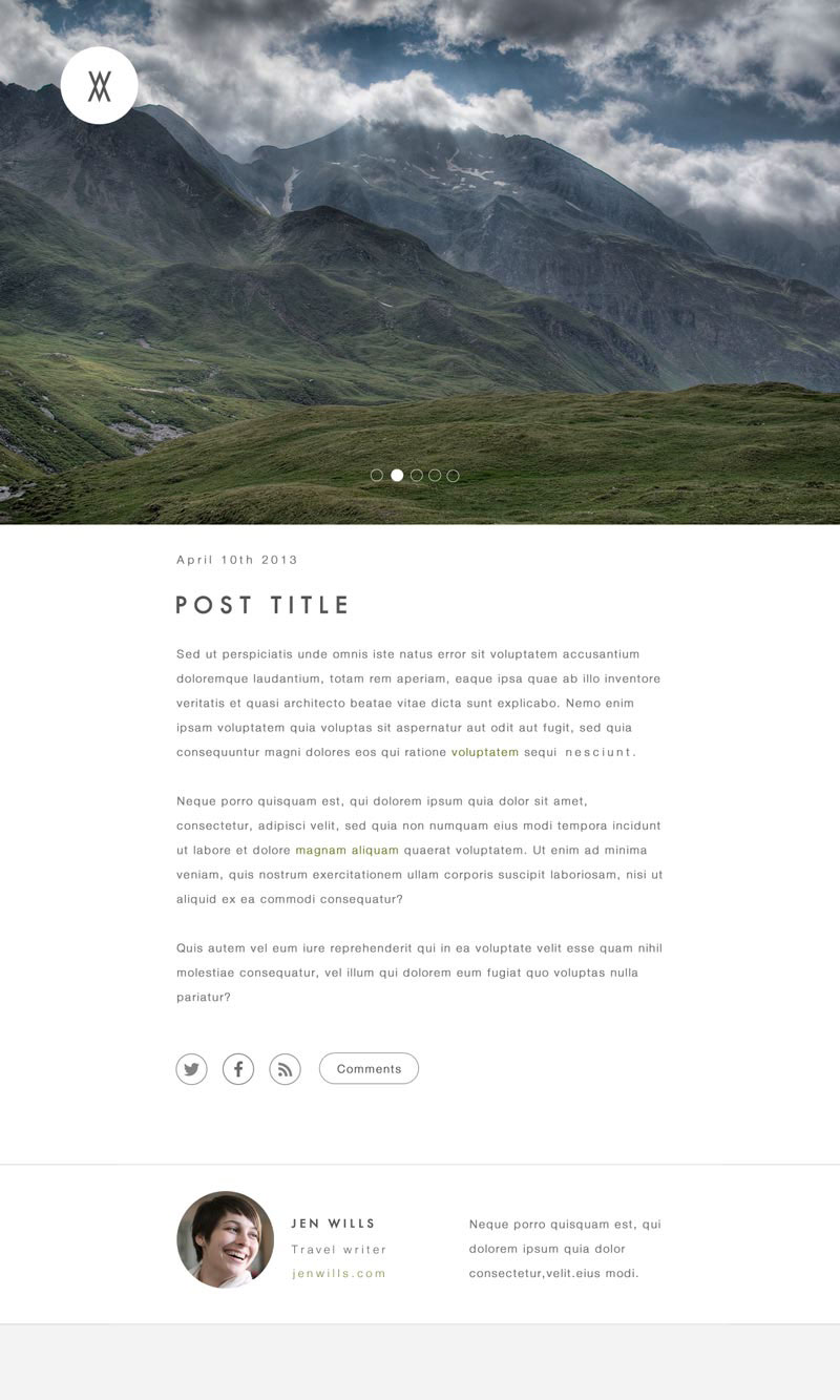 Web design blog blog design tumblr design Theme Design Article Design wordpress Clean Design minimal