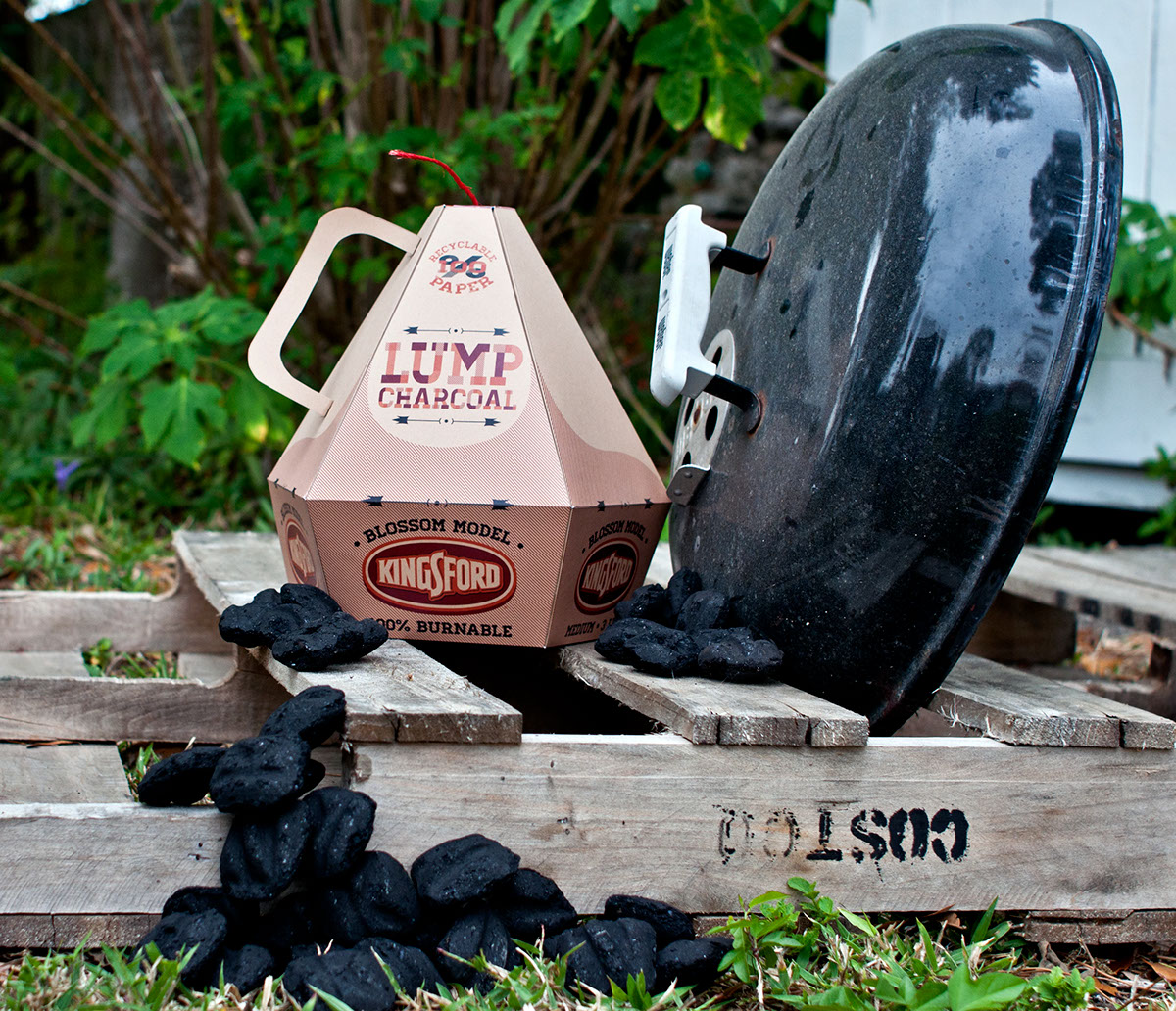 king Kingsford charcoal  Coal  fire  Outdoors Nick kyle  RINGLING  Packaging Pack  48 hours redesign Competition