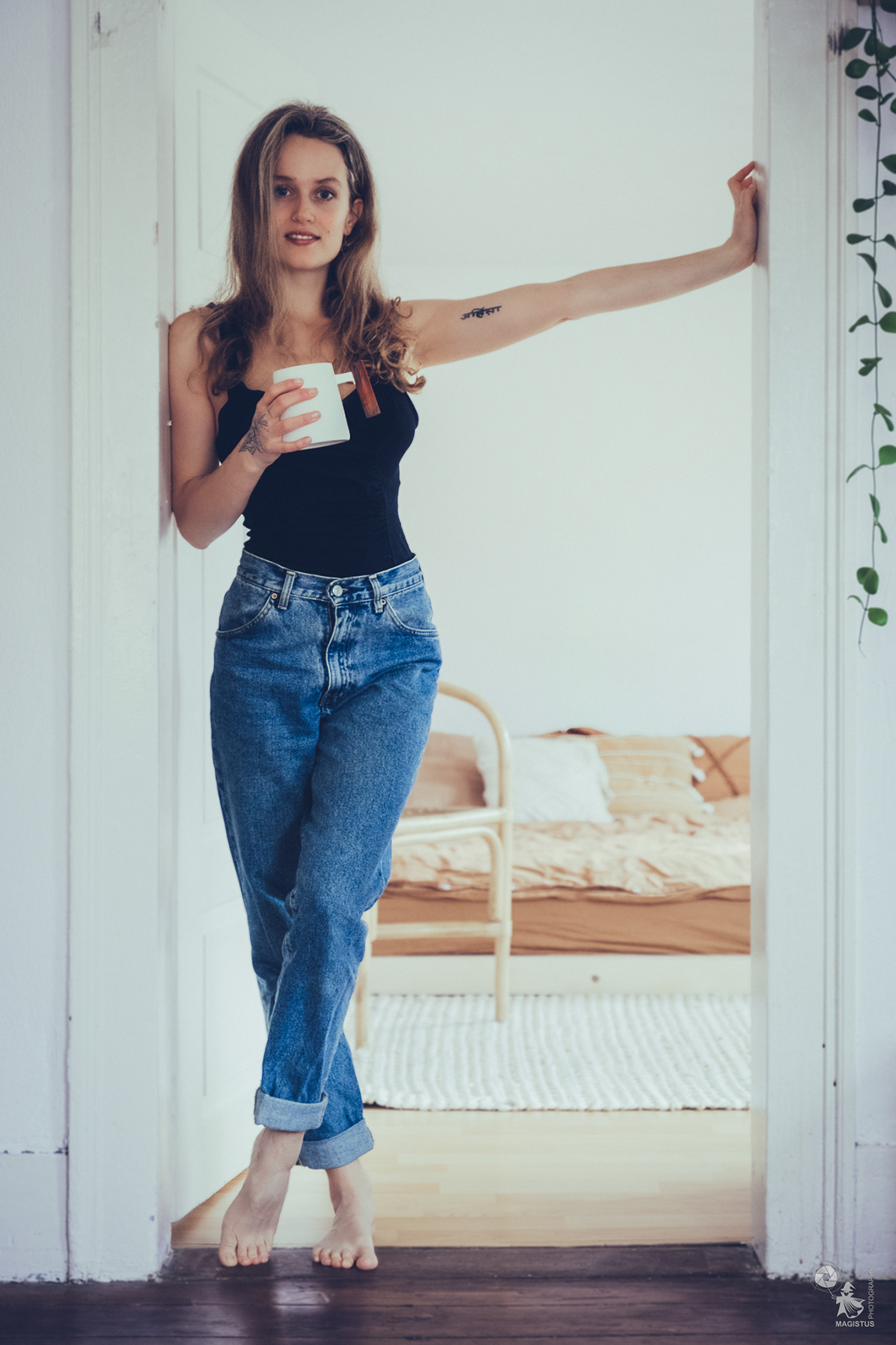 person portrait photoshoot Photography  model photographer woman jeans Denim Fashion 