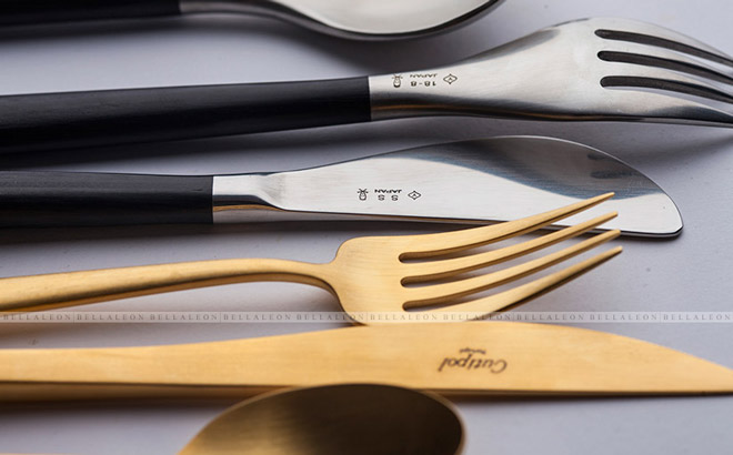 Photography  knife spoon fork cutipol SS tableware