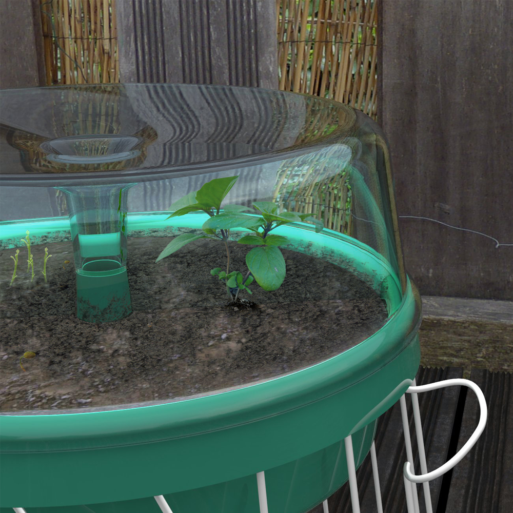 aro hurludesign design  Plants stool water water butt vegetable garde  recuperateur eau de pluie rain plantes cultiver S'asseoir écologique