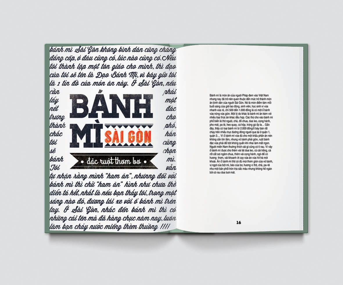 Layout saigon vietnam books type notebook story city clean simple book design print editorial graphic