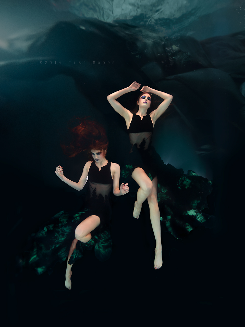the sea to Tir na nog Ocean underwater water underwater fashion ilse moore Sea nymphs mermaids Maidens myths Lost Cities joel janse elsa bleda UNDERWATER PHOTOGRAPHY