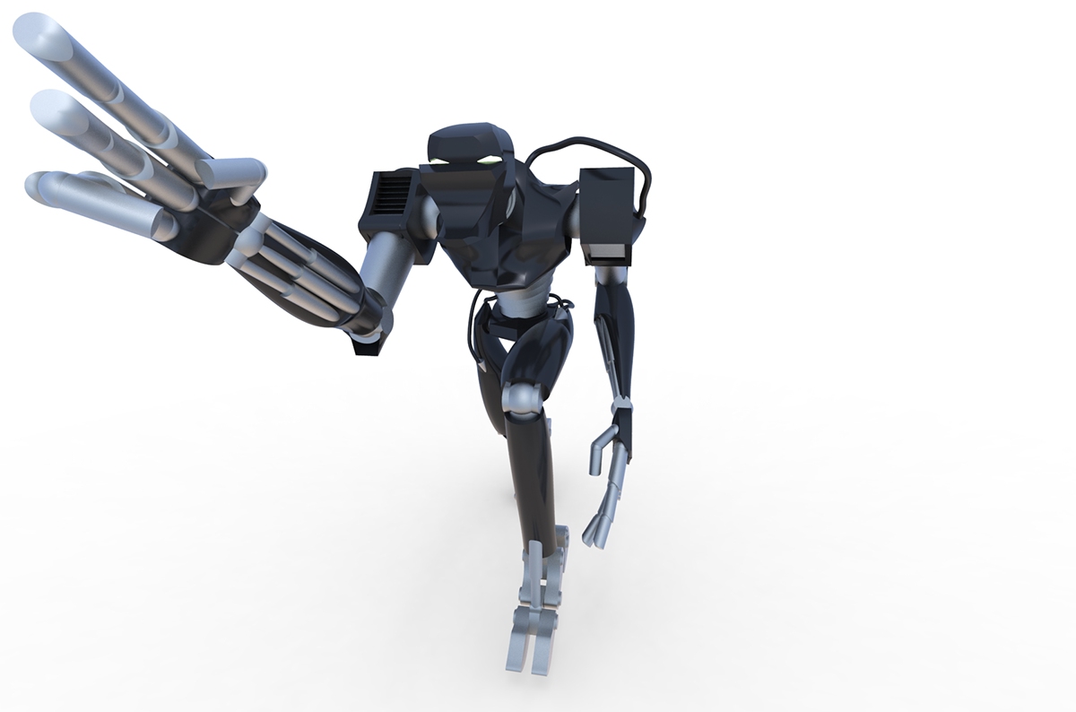 robot mech Alias rendering massart