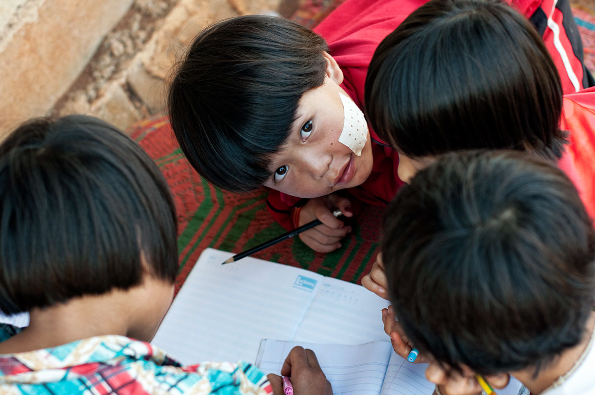 Thailand SHAN camp north children old