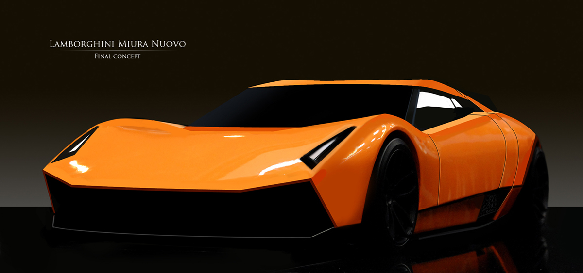 Lamborghini Miura Nuova concept I on Behance