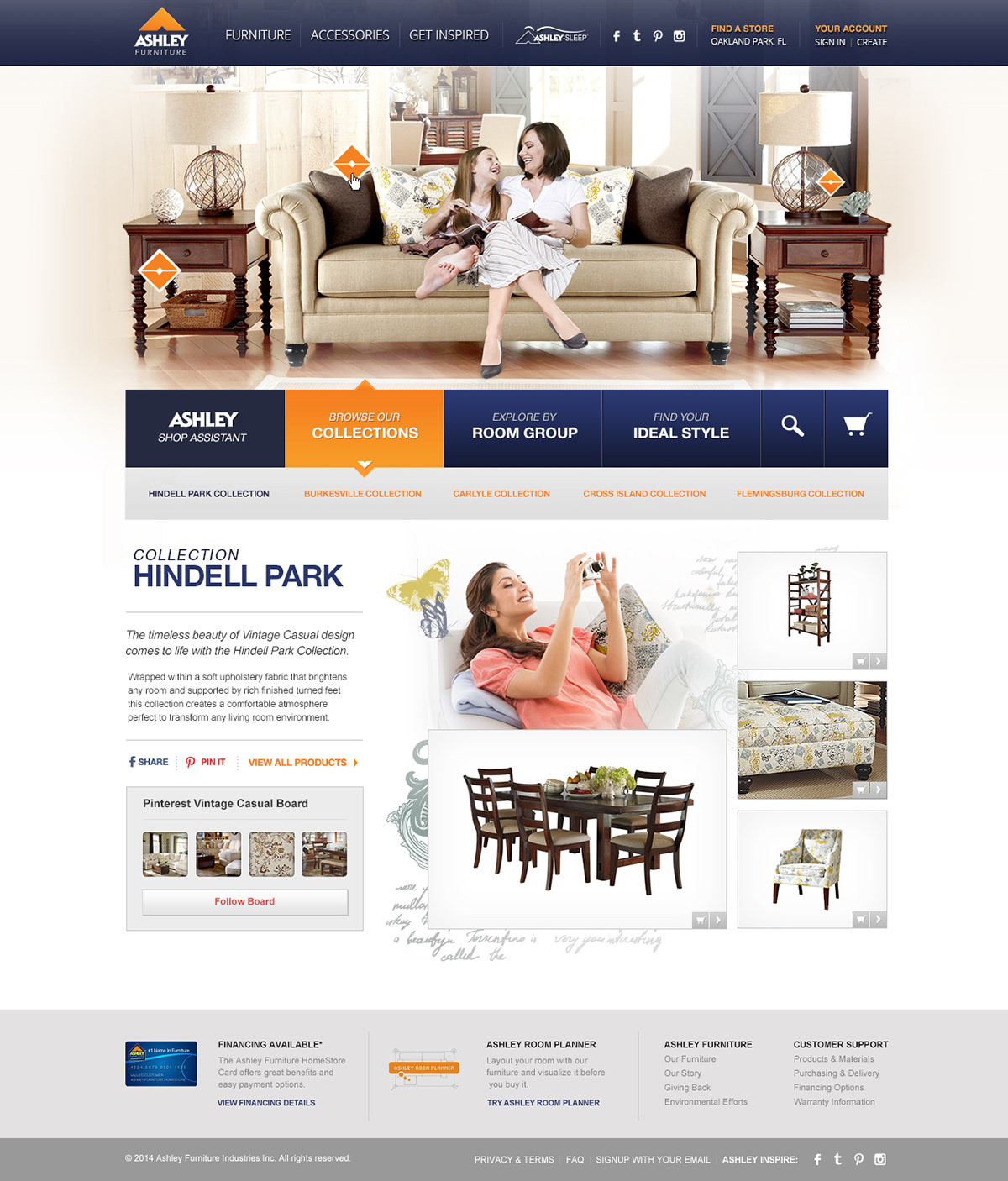 Retail Webdesign furniture app iphone iPad Responsive Web