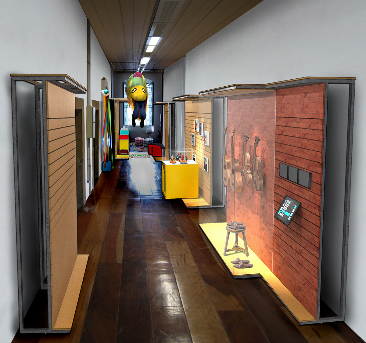 museum Exhibition  furniture
