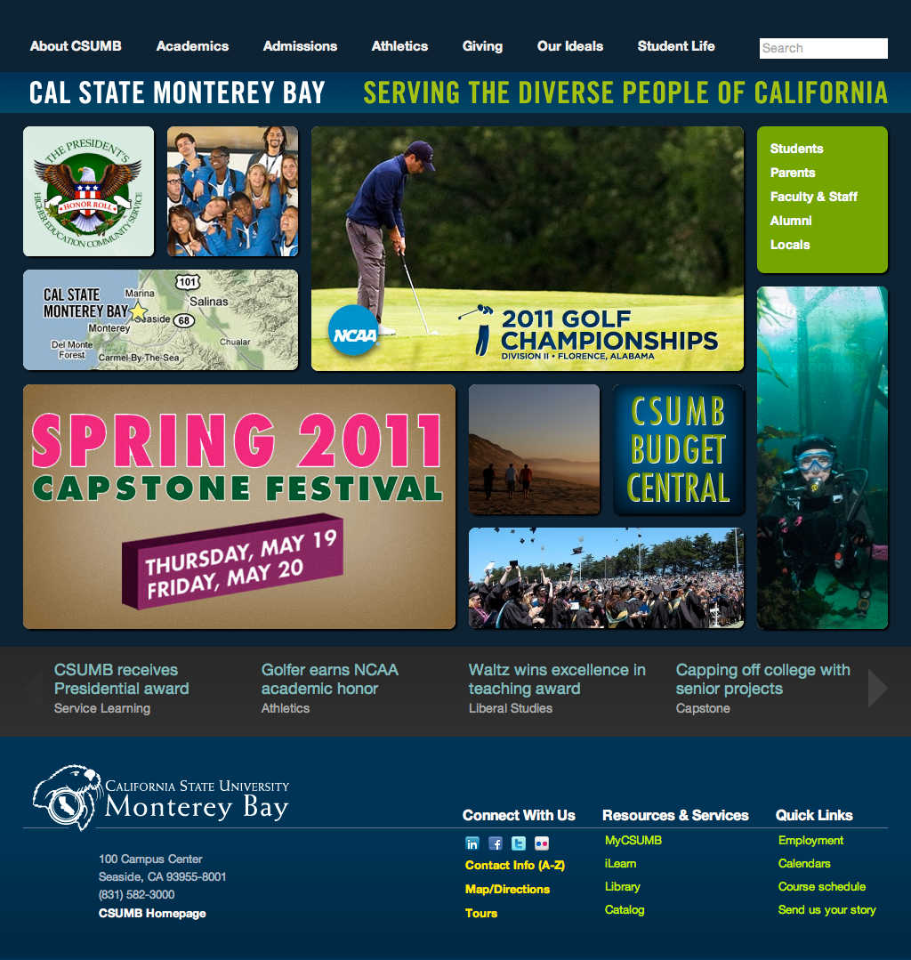 CSUMB Web redesign