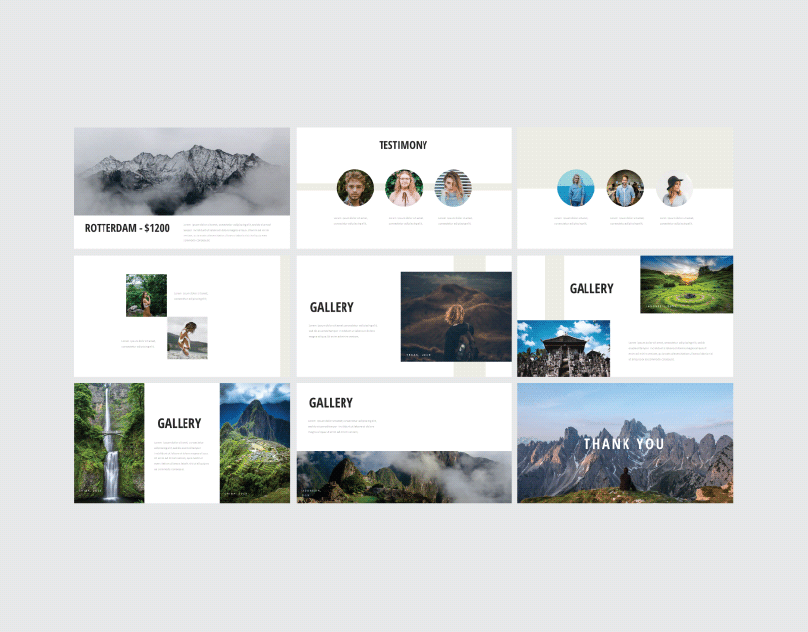 presentation slide templates Powerpoint Keynote Layout designer design graphics